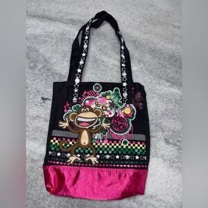 Bobby jack Y2k vintage Black and Pink Tote